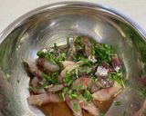 大葉と生姜でさっぱり鯵漬け作り方4写真