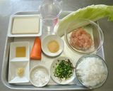 豆腐と鶏ひき肉、白菜のトロトロ丼作り方1写真