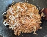 鶏ひき肉とごぼうの三色丼作り方4写真