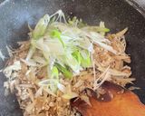 鶏ひき肉とごぼうの三色丼作り方5写真