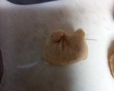 ふんわり!鶏つくね団子入り稲荷の出汁煮作り方5写真