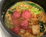 肉団子入りキムチ鍋！作り方2写真