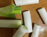味しみ！とろとろ白ネギのすき焼き風作り方1写真