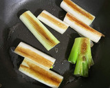味しみ！とろとろ白ネギのすき焼き風作り方2写真