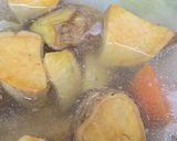 手羽元とさつま芋入り野菜たっぷりポトフ作り方4写真