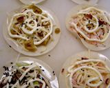 冷蔵庫のあり合わせ　餃子皮のおつまみ作り方4写真