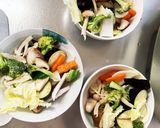 レンジ肉無きな粉梅照り味白菜回鍋肉風作り方10写真