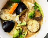 レンジ肉無きな粉梅照り味白菜回鍋肉風作り方16写真