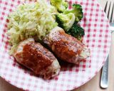 豚肉に甘酸っぱいりんごソースを絡めて作り方9写真
