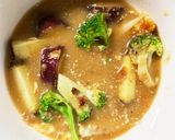 根菜茄子簡単中華風味噌炒め味温野菜サラダ作り方13写真