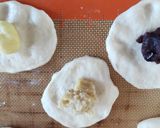 秋の美味しさ3味(栗·芋·餡)串団子ぱん作り方6写真