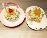 一歳ケーキ　ホットケーキ作り方7写真
