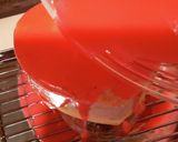 手越祐也くん誕生日☆ピンク・ミラーケーキ作り方37写真