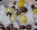 むかごと銀杏の炊き込みご飯作り方4写真