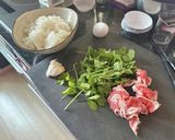 パクチーチャーハン作り方1写真