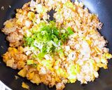 海苔明太ふりかけで簡単チャーハン作り方7写真