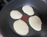 離乳食☆手づかみ食べヘルシーホットケーキ作り方3写真