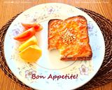 朝食に濃厚エビトースト☀簡単で腹持ち◎❗作り方4写真