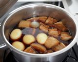 豚の角煮。お肉とろとろ♡味玉も美味！作り方5写真