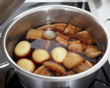 豚の角煮。お肉とろとろ♡味玉も美味！作り方5写真