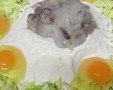 キャベツたっぷり！豚とイカのお好み焼き作り方2写真