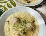 トリプルチーズの肉ボールリゾット♪作り方11写真