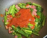 小松菜のうどんイタリアーノ作り方5写真