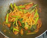 小松菜のうどんイタリアーノ作り方6写真