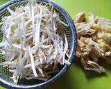 もやしと油揚げの炒めもの作り方1写真