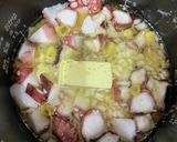 炊飯器でタコ入りガーリックバターライス作り方8写真