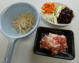 長ねぎときくらげの豚汁作り方1写真