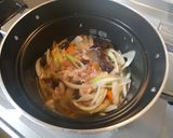 長ねぎときくらげの豚汁作り方5写真