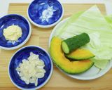 かぼちゃのアーモンドサラダ作り方1写真