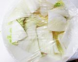 レンジで白菜と豚肉のドーム型ミルフィーユ作り方7写真