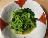 小松菜のからし和え作り方4写真