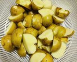 秒速完食!●のりコンソメポテト作り方3写真