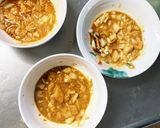 レンジ肉無豆腐ほんのり洋風きな粉野菜炒め作り方5写真