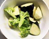 レンジ肉無豆腐ほんのり洋風きな粉野菜炒め作り方8写真