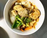 レンジ肉無豆腐ほんのり洋風きな粉野菜炒め作り方18写真