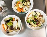 肉無和風ペペロンチーノ味春雨炒め煮作り方12写真