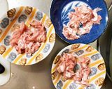 きな粉甘辛生姜焼味豚こま大根青椒肉絲風作り方3写真