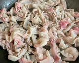 フライパン焼き肉作り方1写真