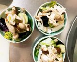 きな粉甘辛生姜焼味豚こま大根青椒肉絲風作り方10写真