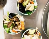 きな粉甘辛生姜焼味豚こま大根青椒肉絲風作り方11写真