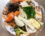 きな粉甘辛生姜焼味豚こま大根青椒肉絲風作り方12写真
