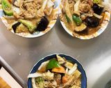 きな粉甘辛生姜焼味豚こま大根青椒肉絲風作り方15写真
