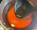 かき玉のあごだしスープ。作り方2写真