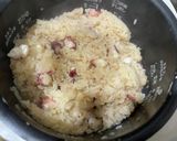 炊飯器でタコ入りガーリックバターライス作り方11写真