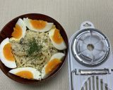マヨとゆかりのみのサラスパ。シンプルに。作り方9写真