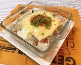 具沢山チーズ目玉焼きのせチーズのうまみ丼作り方12写真